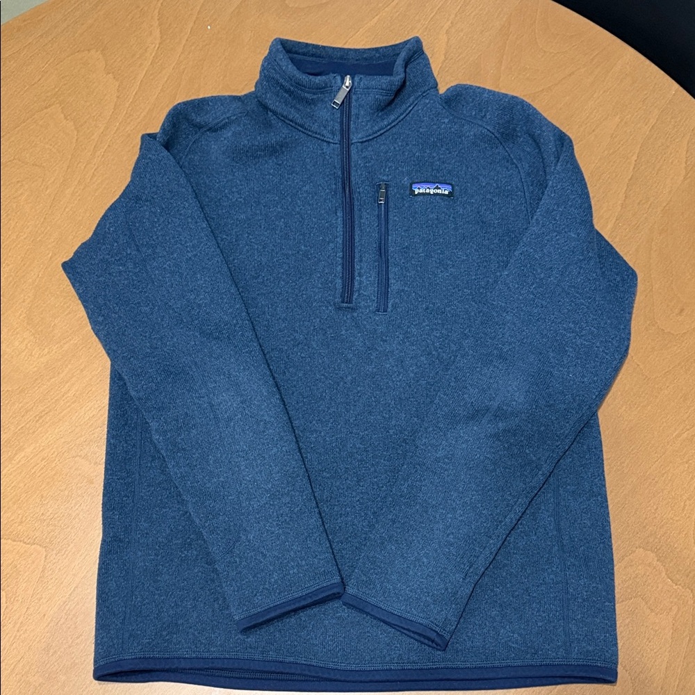 Patagonia Blue Quarter Zip